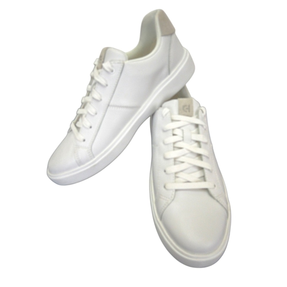 Cole Haan Grand Crosscourt Coaster Womens 9.5 B White Leather Sneaker W32149